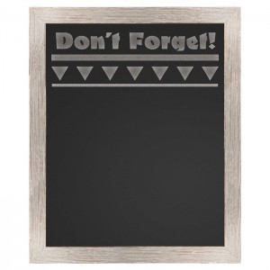 PTM Images Don't Forget Wall Mounted Chalkboard XPM1917